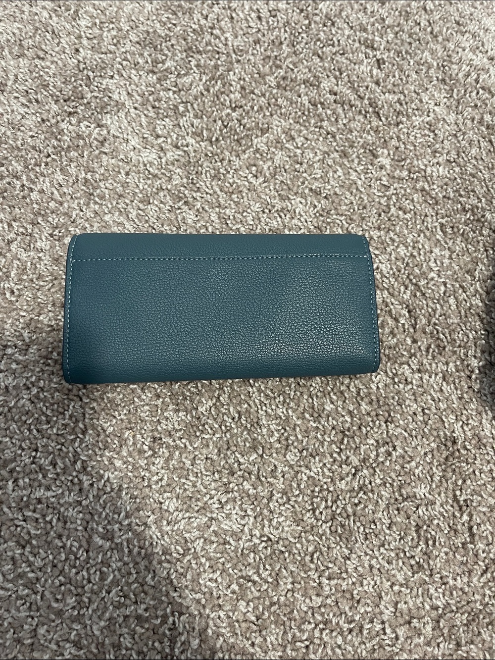 Calvin Klein Teal Pebbled Leather Backpack with Matching Wallet - Picture 3 of 11
